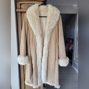 Women's Wilson's Leather Fur lined Coat